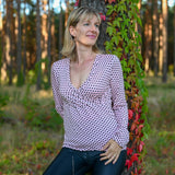 Schnittmuster Wickelshirt EDLING Gr. 34-54 : - Sewando