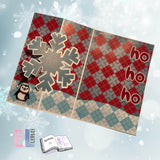 Digiset Christmas Penguin Plotterdatei, Sublimation, Digistamp, Digipaper - Sewando
