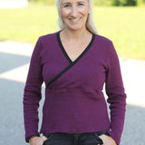 Schnittmuster Wickelshirt EDLING Gr. 34-54 : - Sewando