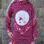 Schnittmuster *Big Funnel Hoodie & Hoodiekleid* Gr. 62-176 - Sewando