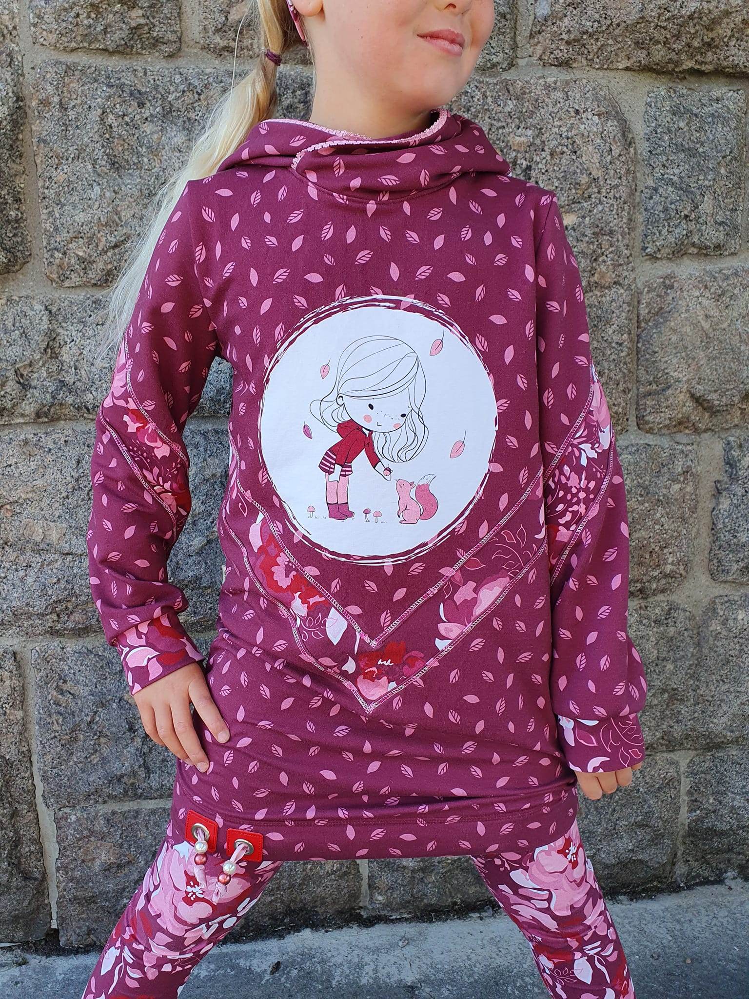Schnittmuster *Big Funnel Hoodie & Hoodiekleid* Gr. 62-176 - Sewando