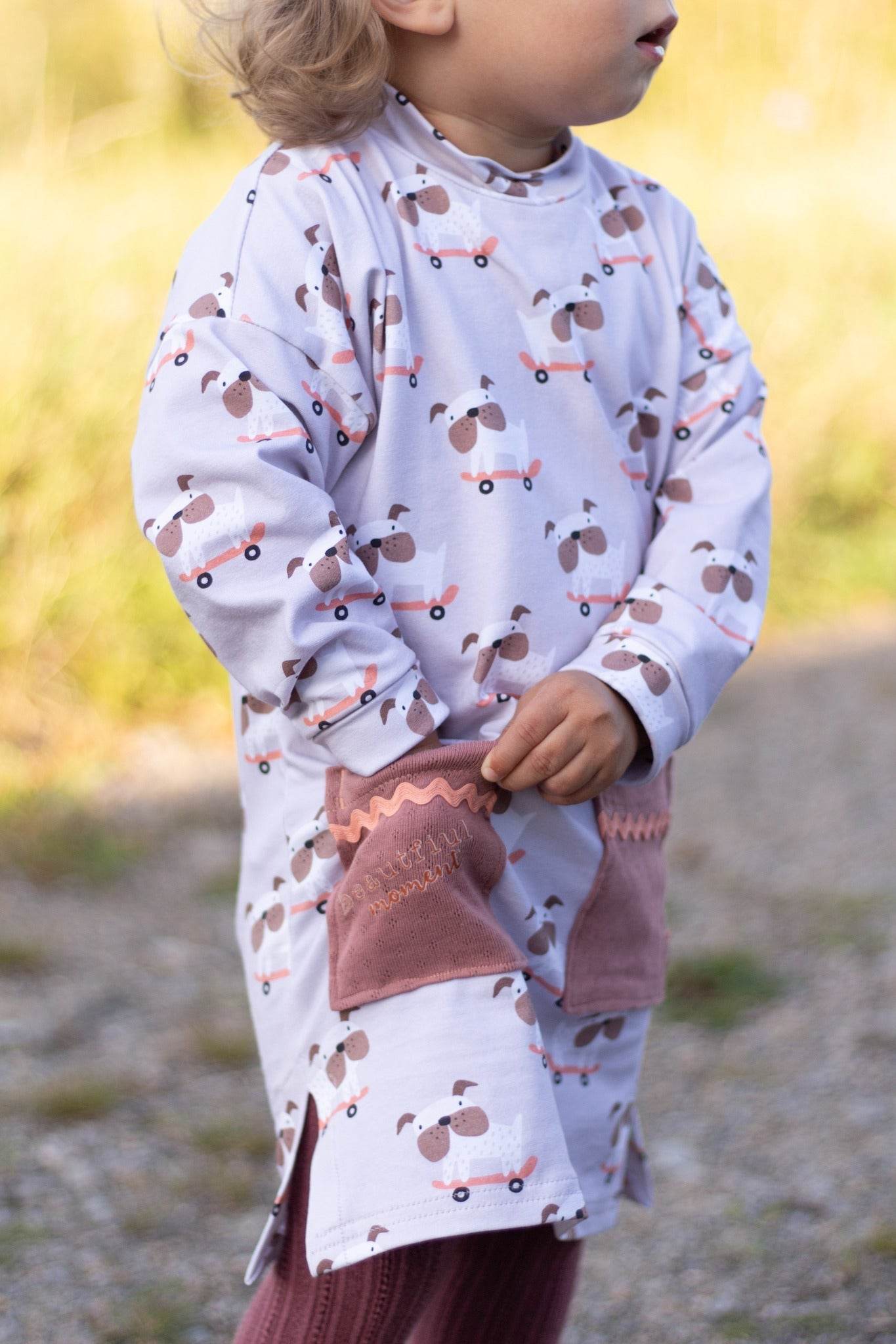 Schnittmuster Blickfang – Longshirt Größen 92-152 - Sewando