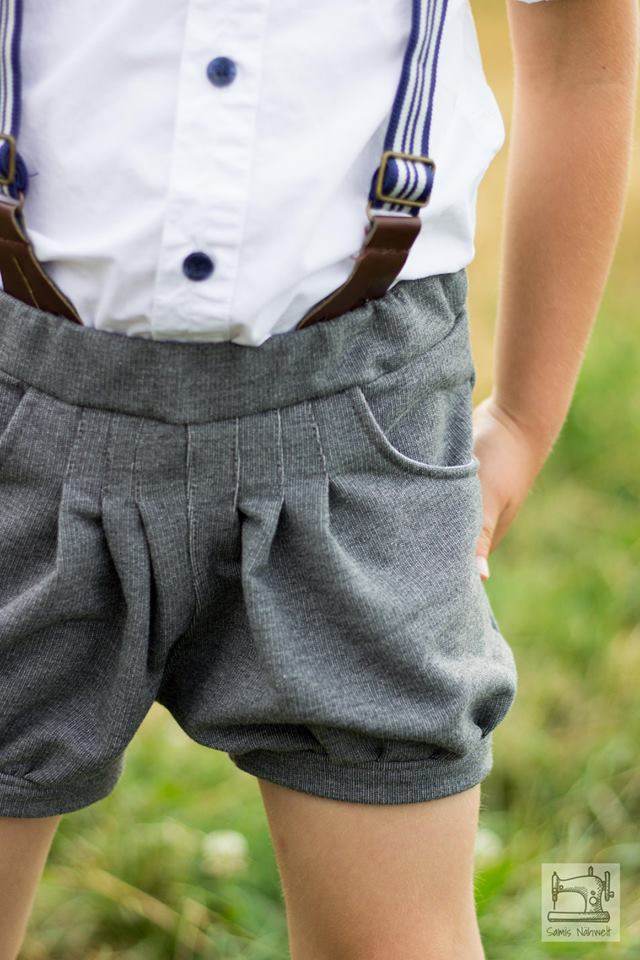 PASST IMMER Sonntagskind Gr. 116-152 | Shorts in 2 Längen | einzigartiges Passformsystem| - Sewando