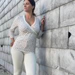 Schnittmuster Wickelshirt EDLING Gr. 34-54 : - Sewando