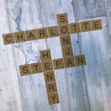 Stickdatei - SCRABBLE Alphabet A-Z (und Umlaute Ä, Ö und Ü) - Sewando
