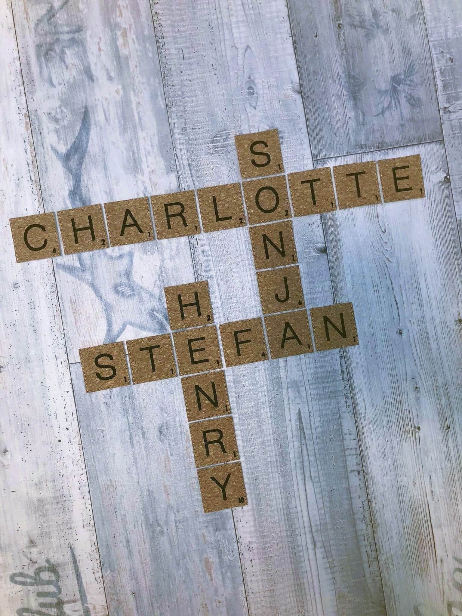 Stickdatei - SCRABBLE Alphabet A-Z (und Umlaute Ä, Ö und Ü) - Sewando