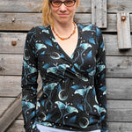 Schnittmuster Wickelshirt EDLING Gr. 34-54 : - Sewando