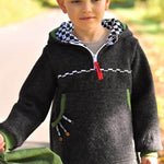 Herbstwind & Frühlingssonne Anorak, Windbreaker, Drüberzieh-Hoodie für 69cm-140cm Körpergröße - Sewando