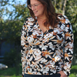 Schnittmuster Wickelshirt EDLING Gr. 34-54 : - Sewando