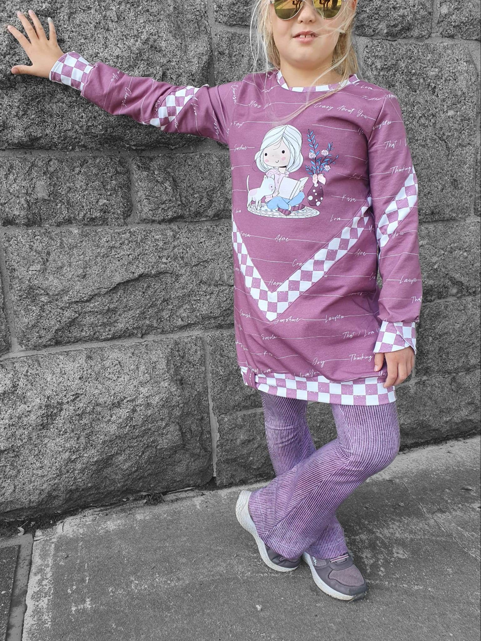 Schnittmuster *Big Funnel Hoodie & Hoodiekleid* Gr. 62-176 - Sewando