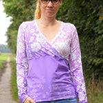 Schnittmuster Wickelshirt EDLING Gr. 34-54 : - Sewando