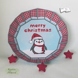 Digiset Christmas Penguin Plotterdatei, Sublimation, Digistamp, Digipaper - Sewando