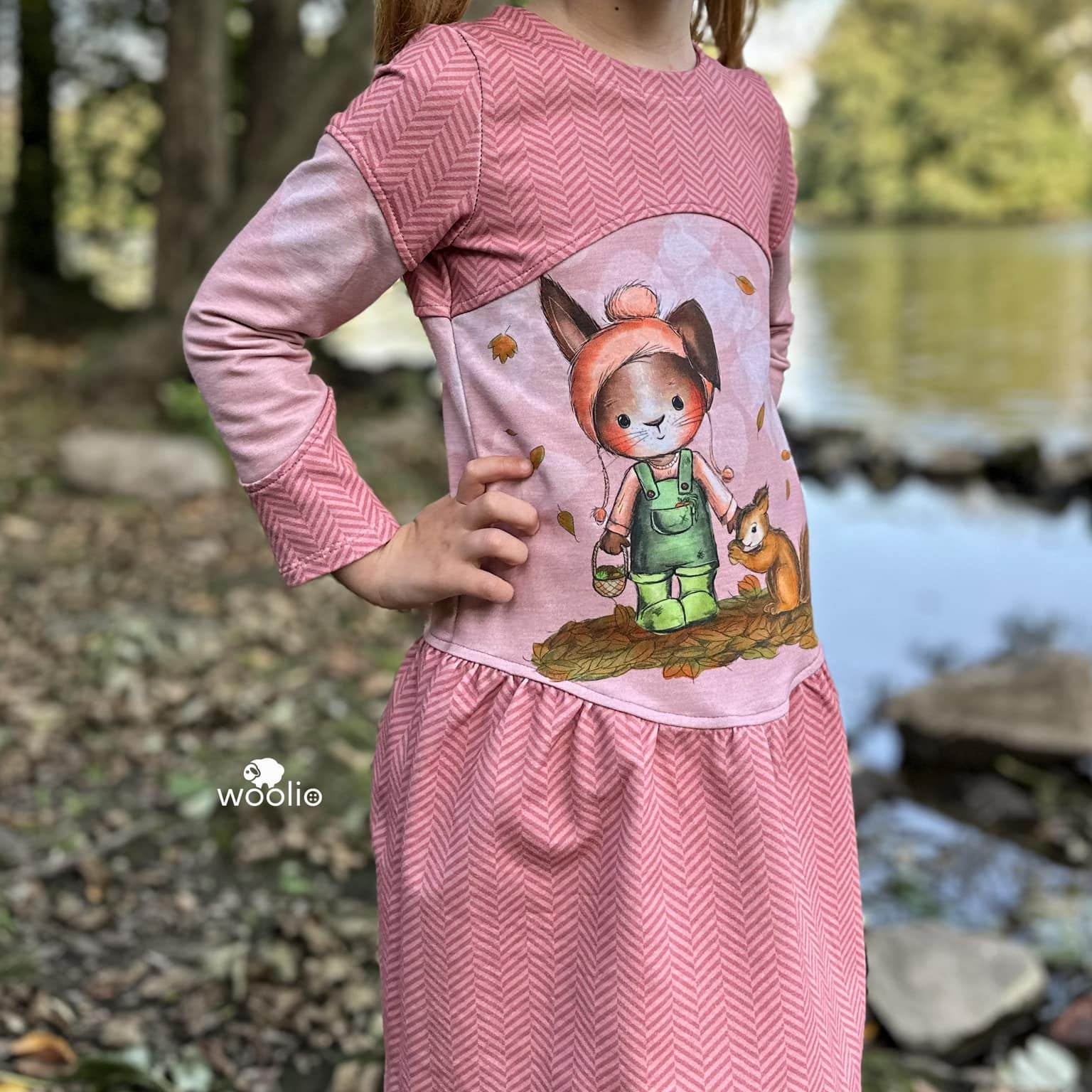 Schnittmuster Shirt, Tunika und Kleid für Mädchen Nalu 80-164 - Sewando