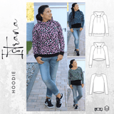 Schnittmuster Raglansweater / Hoodie ISTRANA Gr. 34-56 : - Sewando