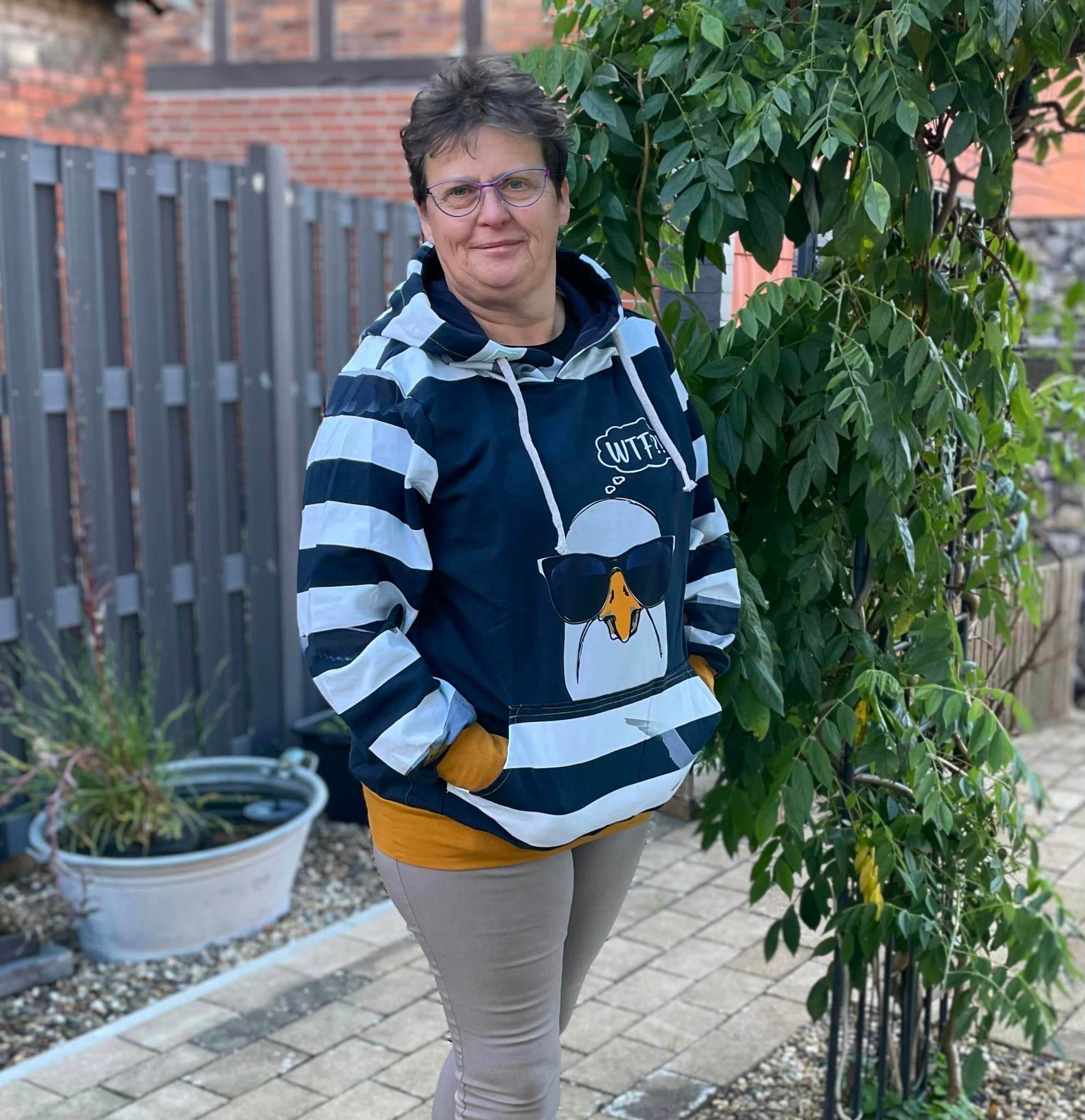 Schnittmuster Steff Hoodie Gr. XS - XL - Sewando