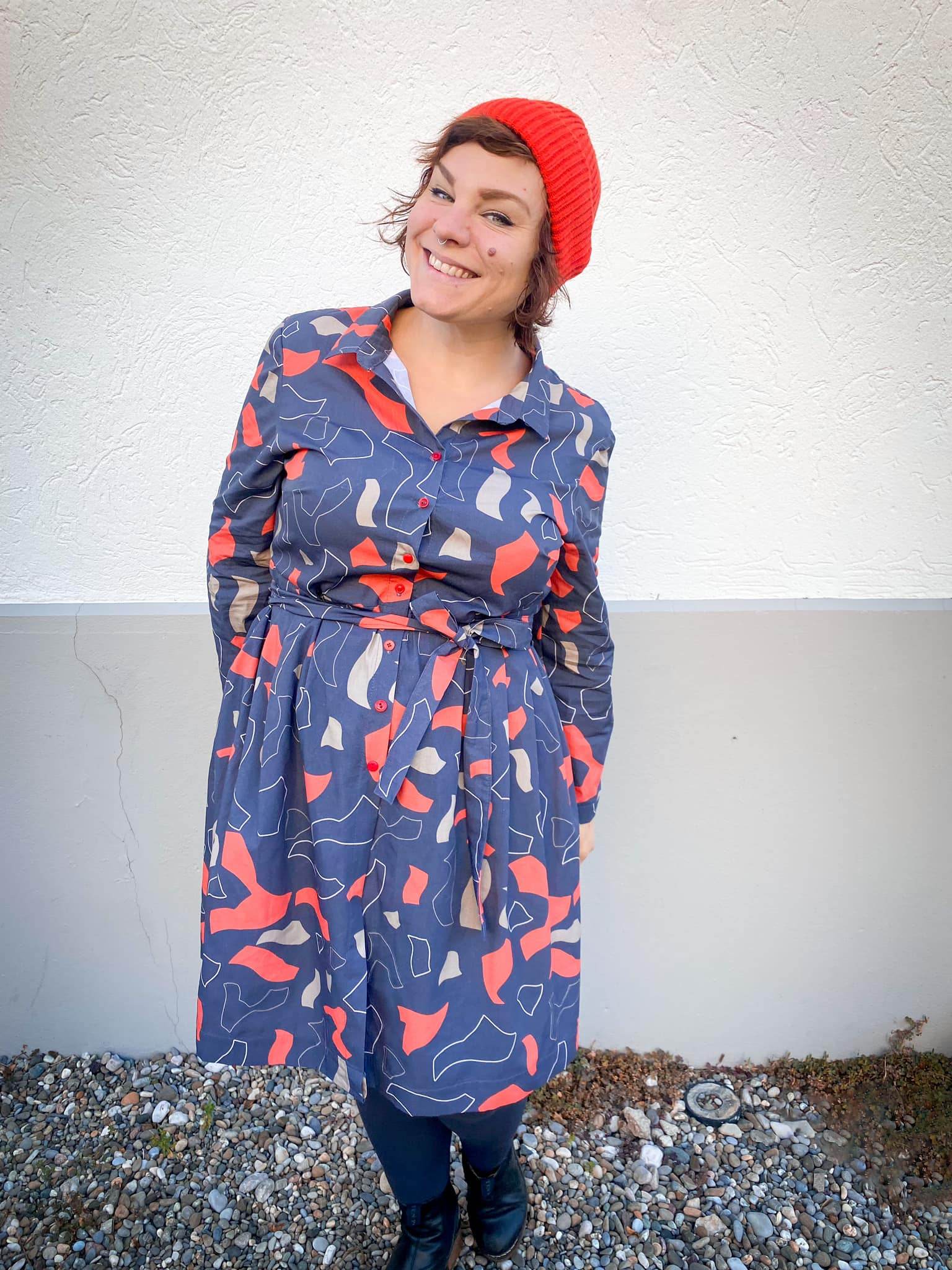 Schnittmuster Hemdblusenkleid BELLA DONA (34-56) : - Sewando