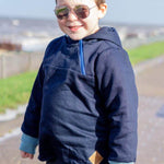 Herbstwind & Frühlingssonne Anorak, Windbreaker, Drüberzieh-Hoodie für 69cm-140cm Körpergröße - Sewando