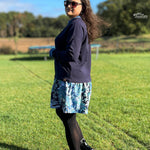 Schnittmuster Hoodie/Kleid/Rock GREDING Gr. 34-56 : - Sewando