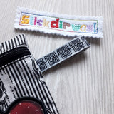 10x Stickdatei Band "Spireck" Taschenschlaufe