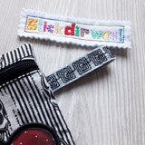 10x Stickdatei Band "Spireck" Taschenschlaufe
