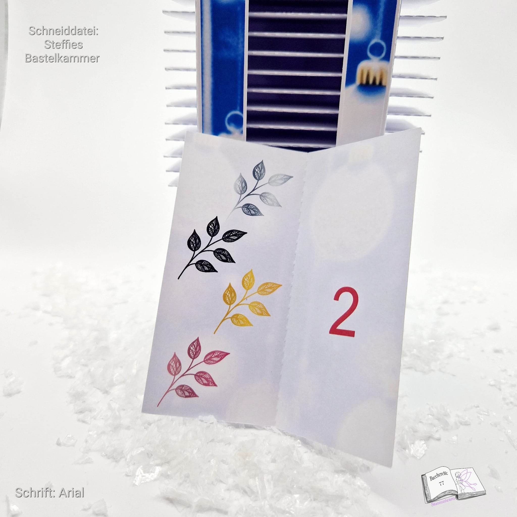 Digistamp Blätter gemustert Plotten, Sublimation, Drucken ! - Sewando