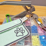 10x Stickdatei Band "Sterne" Taschenschlaufen