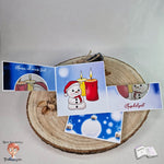 Digiset Fridolin der Schneemann, Digistamp, Digipaper, Plotterdatei, Sublimation - Sewando