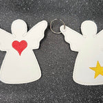 Stickdatei - Engel Anhänger mit Herz und Stern - Sewando