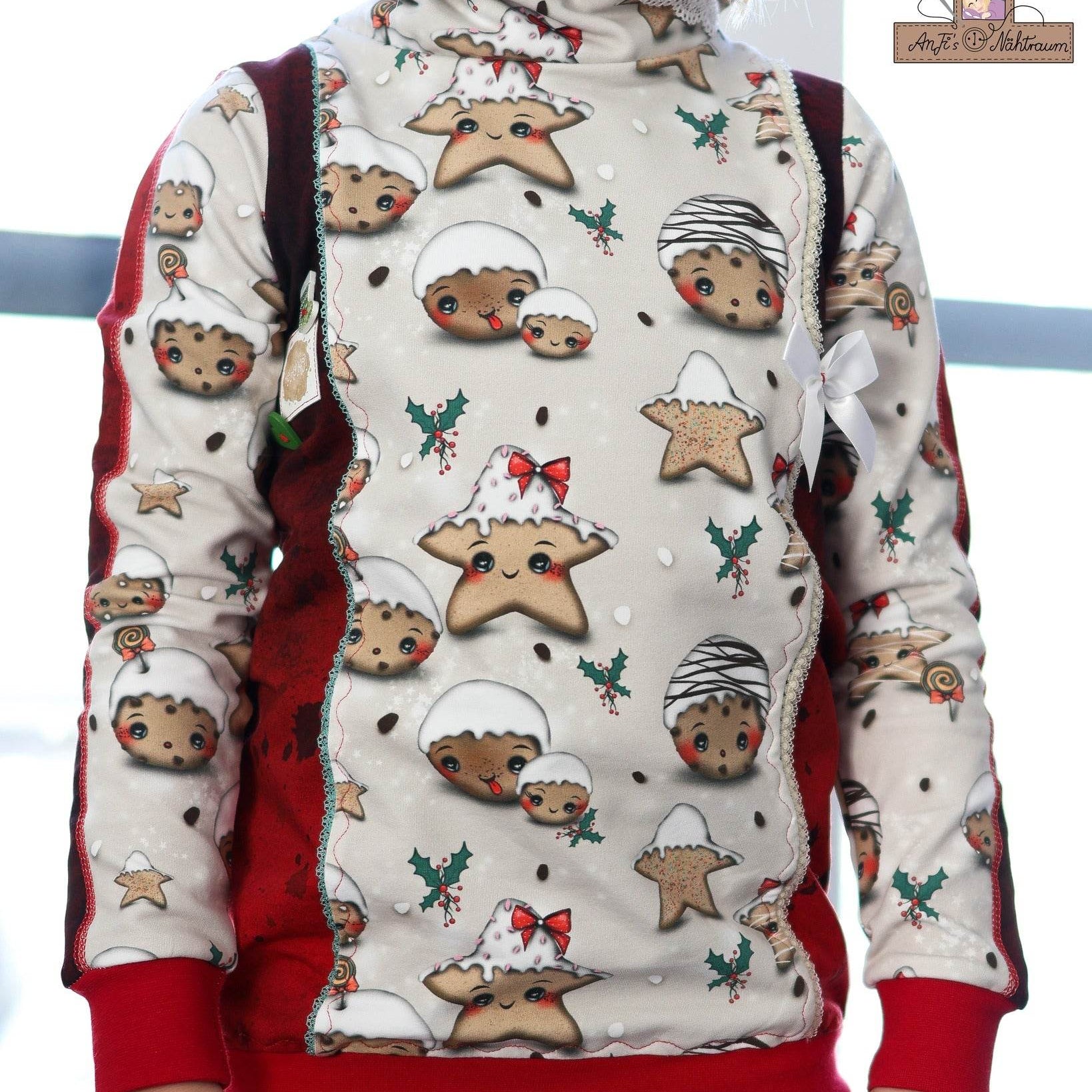 Schnittmuster Hoodie Laurin Gr.122 - 176 - Sewando