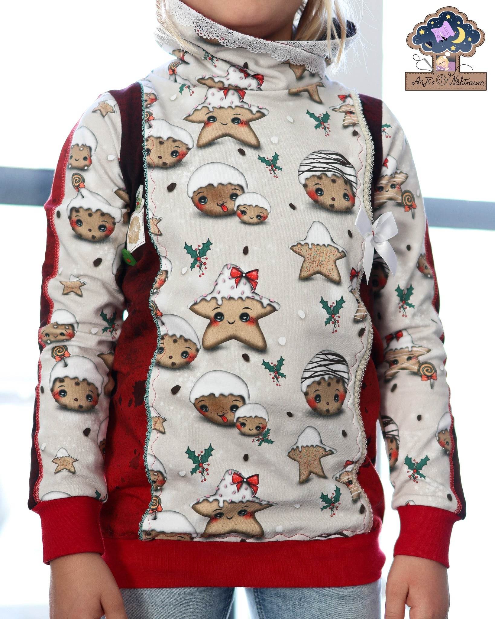 Schnittmuster Hoodie Laurin Gr.122 - 176 - Sewando