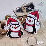 Digiset Christmas Penguin Plotterdatei, Sublimation, Digistamp, Digipaper - Sewando