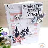 Digiset und Folienset "Nimm dir Meer" Plotterdatei, Digipaper