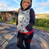 Schnittmuster Steff Hoodie Gr. XS - XL - Sewando