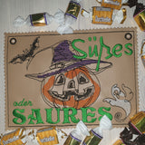 Stickdatei - Schild "Süßes oder Saures"