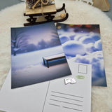 Digiset Fridolin der Schneemann, Digistamp, Digipaper, Plotterdatei, Sublimation - Sewando