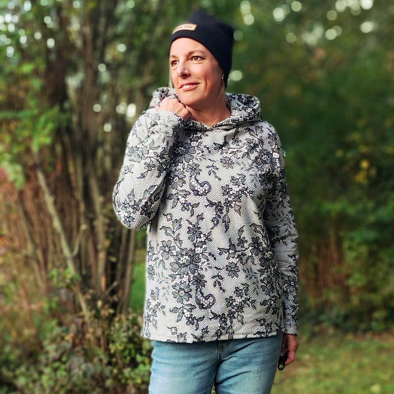 Schnittmuster Hoodie GREDING Gr. 34-56 : - Sewando