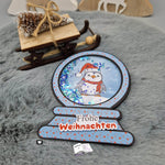 Digiset Christmas Penguin Plotterdatei, Sublimation, Digistamp, Digipaper - Sewando