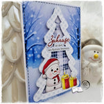 Digiset Fridolin der Schneemann, Digistamp, Digipaper, Plotterdatei, Sublimation - Sewando