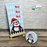 Digiset Christmas Penguin Plotterdatei, Sublimation, Digistamp, Digipaper - Sewando