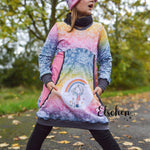 Schnittmuster Kuschelwölkchen Hoodie/ Longhoodie/ Hoodiekleid Größe 56-164 - Sewando