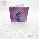 Digistamp Blüte mit Knospe Plotten, Sublimation, Drucken ! - Sewando