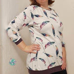 Sweater Josefina Gr. 34 - 54 inkl. A0 + Beamerdatei - Sewando