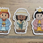 Stickdatei - Krippenfiguren für Holzspieße - Sewando