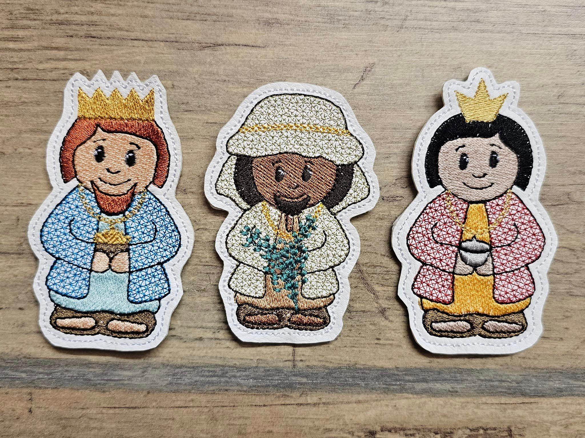 Stickdatei - Krippenfiguren für Holzspieße - Sewando