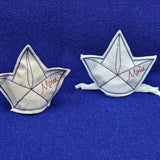 Stickdatei - Teelicht-Cover "Papierschiff"