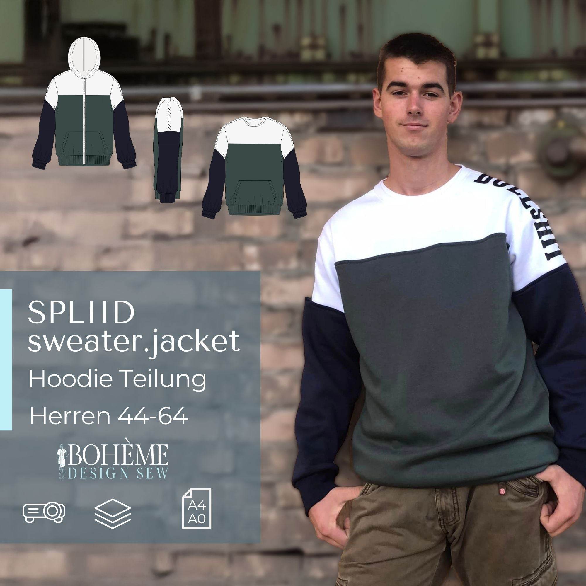 SPLIID.pullover | Herren | 44-64 Schnitt : - Sewando