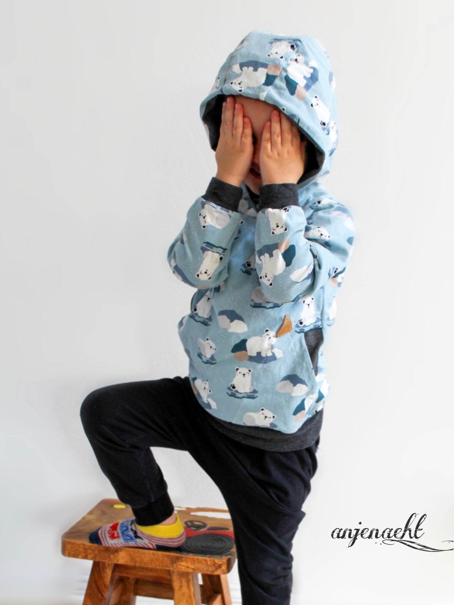 Schnittmuster Hoodie Hannes Gr. 74-122 - Sewando