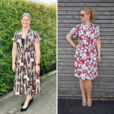 Schnittmuster Wickelkleid IRIS – A-Linie, Schalkragen & Nahttaschen | Gr. 34–48 (PDF)