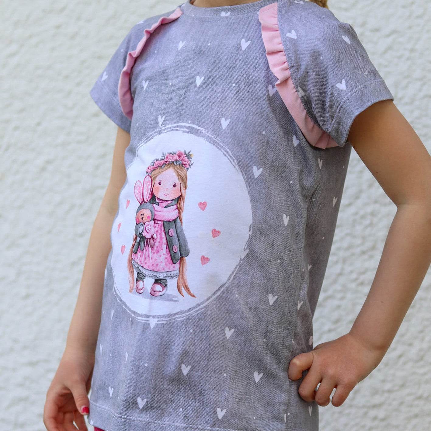 Schnittmuster Raglan girl A0/A4 Gr. 74 bis 146 - Sewando