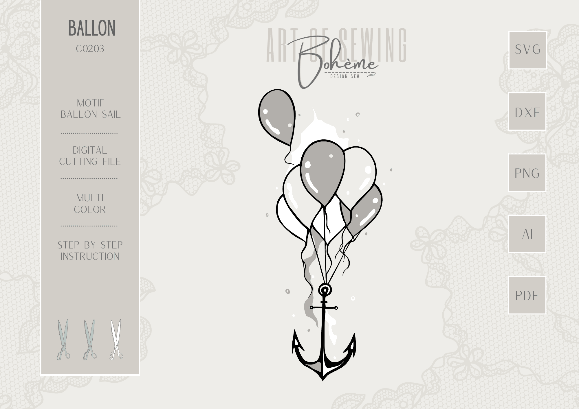 BALLON.plot | Plotterdatei : - Sewando